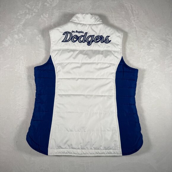 LA Dodgers Vest Women Size M G-III Sports by Carl Banks Genuine Merchandise - Picture 9 of 10